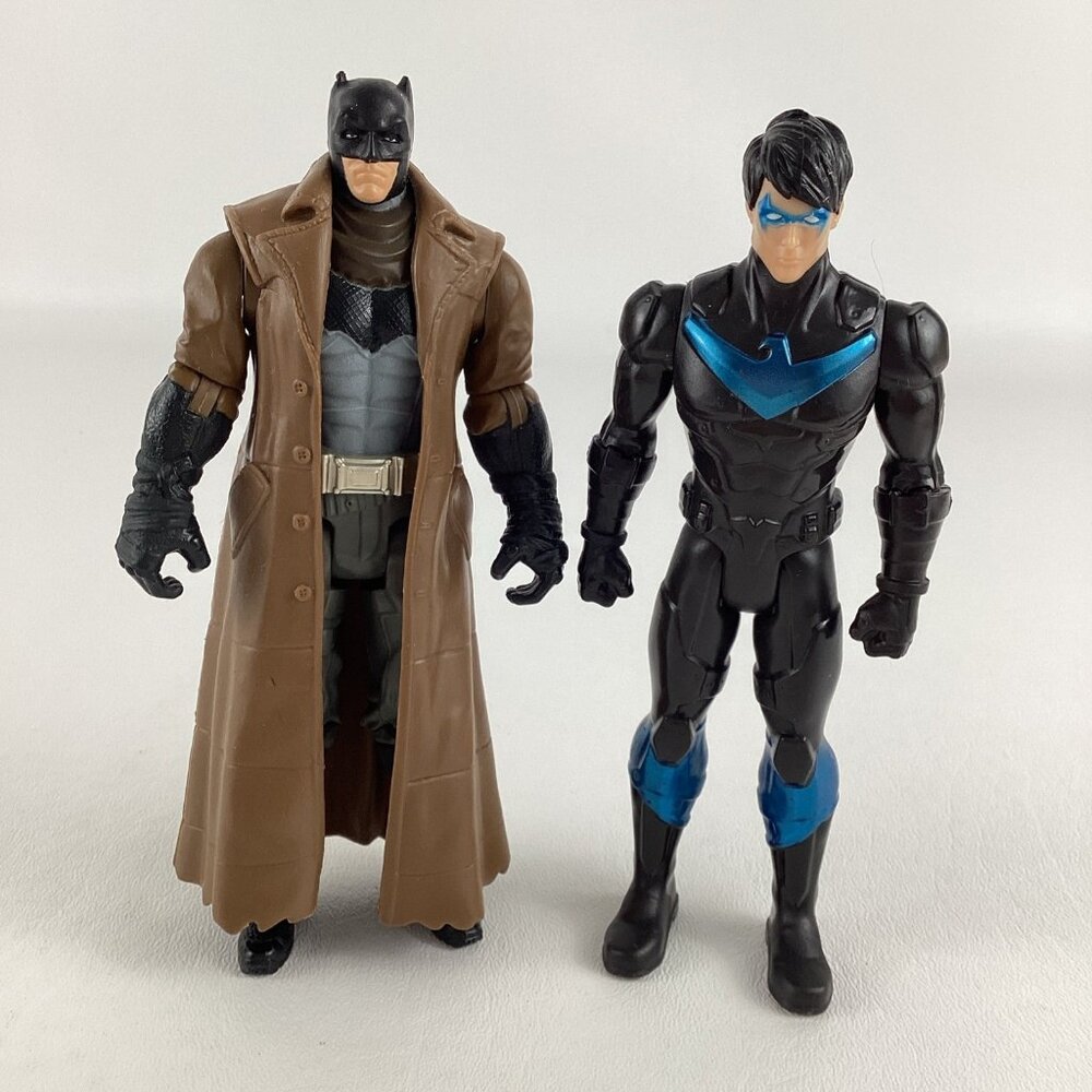 DC Comic Blast Attack Batman Nightwing 6" Action Figures Lot Set 2019 Mattel